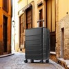 FONTOI 20 Inch Travel Luggage Expandable Hardside Suitcase, ABS Durable Lightweight Travel Luggage With TSA Lock, Black , 9"*13"*21.5" - 2 of 4