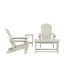 WestinTrends  4-Piece Outdoor Paio Adirondack Conversation Set - 3 of 3