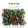 GOTGELIF 79" x 13" Expandable Flower Stand with Silk Flowers Wooden Fence for Gardens, Patios - 4 of 4