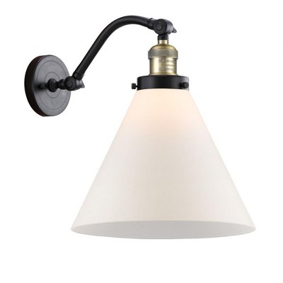 Cone - 1 Light Wall Sconce In Industrial Style-14 Inches Tall and 12 Inches Wide