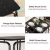5-Piece Square Dining Set for 4 - Space-Saving Kitchen Table & Chairs, Small Space Dinette Set - 4 of 4