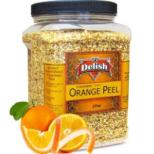 Granulated Orange Peel Zest by It's Delish, 27 OZ Jumbo Reusable Container - 1 of 4
