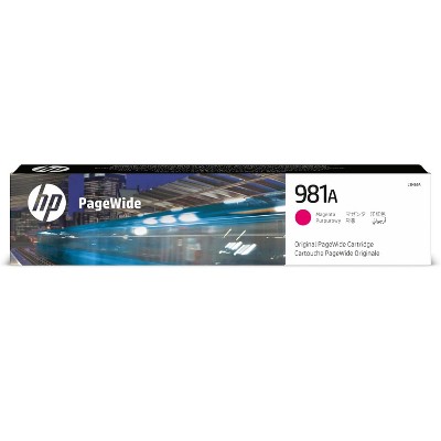 HP Inc. 981A Magenta Original PageWide Cartridge, ~6,000 pages, J3M69A
