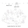 Unique Bargains Wedding Christmas DIY Rose Pearl String Beads Garland - 2 of 4