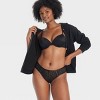 Women's Dot Mesh-Lace Cheeky Underwear - Auden™ - image 3 of 4