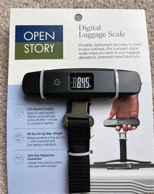 Electronic Luggage Scale Portable with LCD display for easy use!