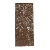 Metal Tree Relief Palm Wall Decor with Gold Detailing Gold - Olivia & May - 2 of 4