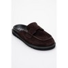 Laven - Brown Suede Leather Clogs (Women) | Forever & Always Shoes - 3 of 4