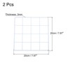 Unique Bargains Metal Wall Hanging Photo Pictures Display Decor Wire Grid Panels 2 Pcs - 2 of 4