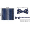 INSPIRE CHIC Men's Self-tied Pre-tied Bowtie Pocket Square Tie Sets - 4 of 4