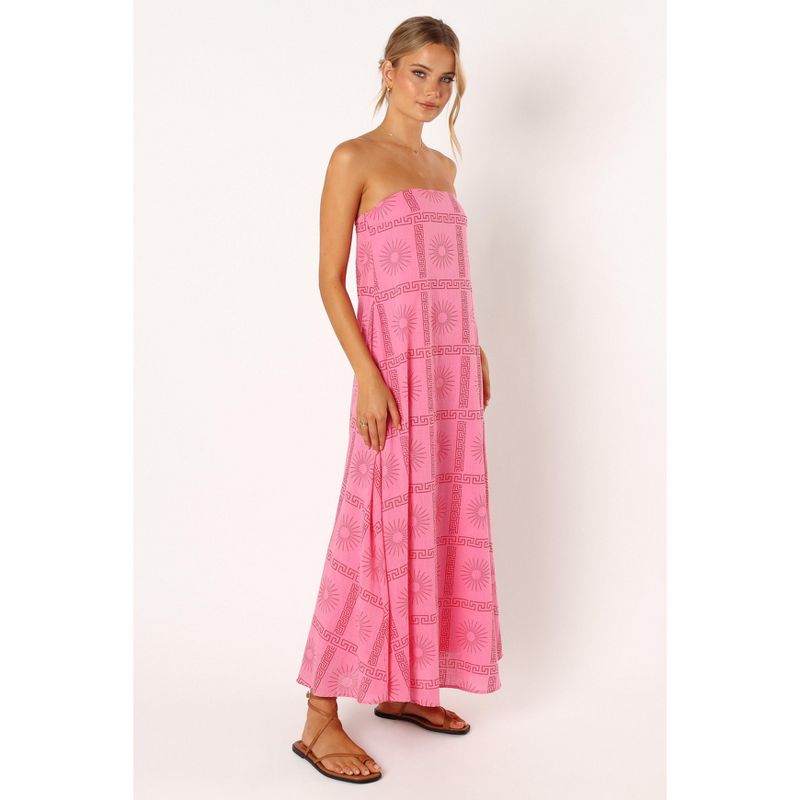 Petal and Pup Womens Soph Strapless Maxi Dress, 4 of 7