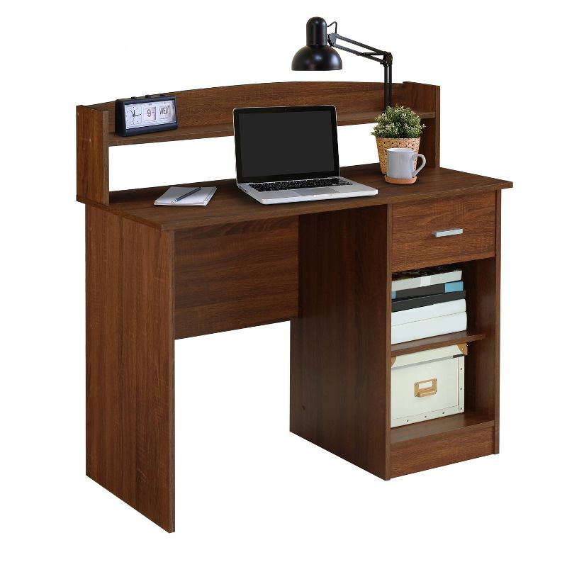 Modern Office Desk with Hutch - Techni Mobili, 5 of 12