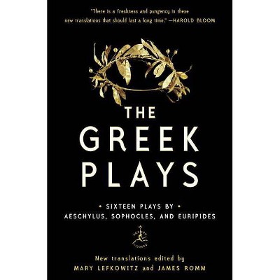 The Greek Plays - (Modern Library Classics) by  Sophocles & Aeschylus & Euripides (Paperback)