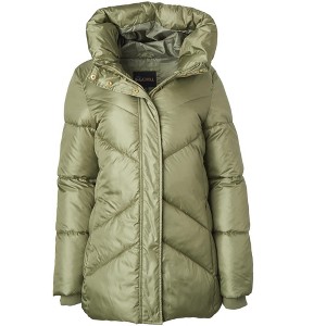 Big Chill Women's Down Blend Oversized Hood Jacket - 1 of 2