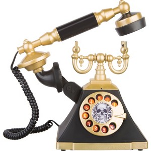 Halloween Express 8 in Tabletop Telephone Lifting Spooky Handle Decoration - 1 of 2