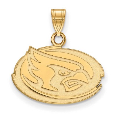 Black Bow Jewelry 14k Yellow Gold Iowa State Cyclones NCAA Small Pendant