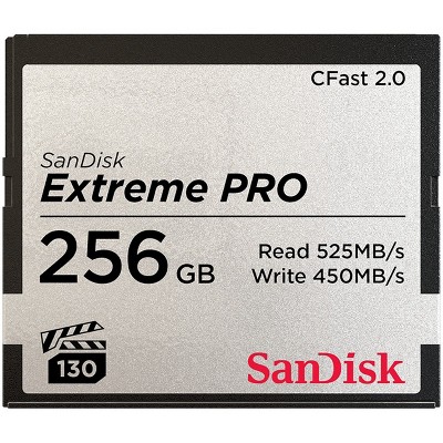 SanDisk Extreme Pro CFast 2.0 Memory Card 256GB - SDCFSP256GA46D.