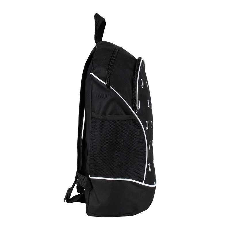 Juventus F.C. Double Zipper 16.5&#34; Backpack, 3 of 7