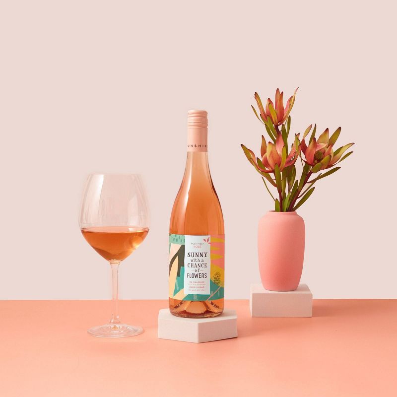 Sunny With a Chance of Flowers Rose Wine - 750ml Bottle, 3 of 7