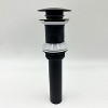 PAGED Bathroom Sink Faucet Wall-Mounted Bathroom Faucets Single Handle Faucet with Pop-Up Drain (No Overflow) - 4 of 4