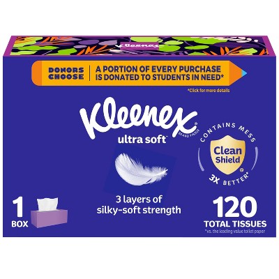 Kleenex Ultra Soft 3-Ply Facial Tissue