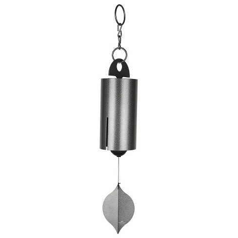 Woodstock Chimes Signature Collection, Heroic Windbell, Large, 40'' Antique Silver Wind Bell HWLAS - image 1 of 4