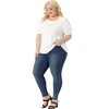 Agnes Orinda Women's Plus Size Puff Short Sleeve Crew Neck Pleated Tunic Blouses - 3 of 4