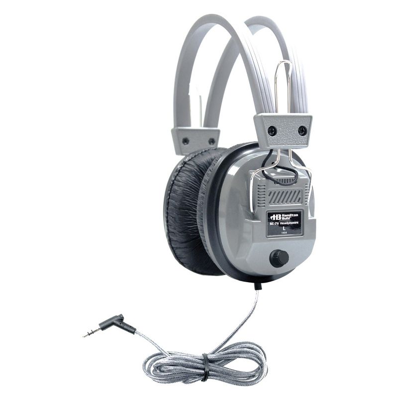 HamiltonBuhl Sack-O-Phones, 5 SC7V Deluxe Headphones with Volume Control in a Carry Bag, 2 of 4