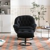 LOVMOR Accent chair TV Chair Living room Chair with ottoman - 3 of 4
