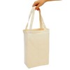 Juvale Set of 24 Bulk Blank Cotton Canvas Tote Bags for Women, DIY, Crafts Projects, Reusable Shopping Bags for Groceries, Cloth Gift Bags, 13x11.5 in - 3 of 4