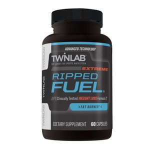 Twinlab Ripped Fuel Extreme - Energy Supplement to Support Weight Management & Muscle Health - 60 Capsules - 1 of 4