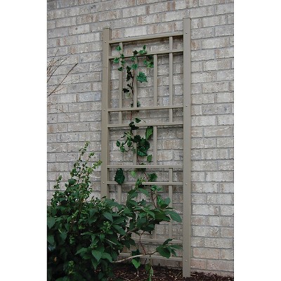 75" Wellington Vinyl Trellis - Mocha - Dura-Trel