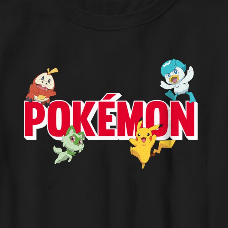 Boy's Pokemon Logo Characters T-Shirt, 2 of 6