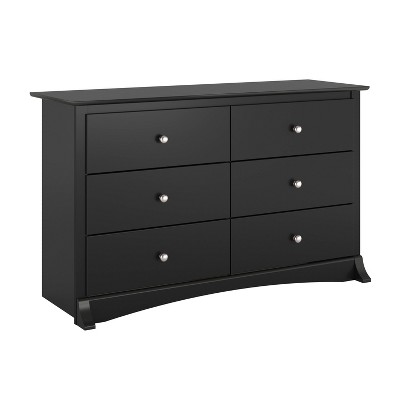 Sonoma 56" Black 6-Drawer Children's Dresser