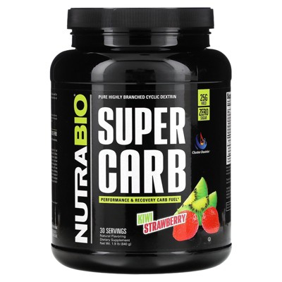NutraBio Super Carb, Kiwi Strawberry, 1.9 lb (840 g)