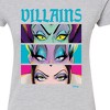 Women's - Disney Villains - Villains Stacked Fitted Graphic T-Shirt - 2 of 3