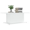 vidaXL Coffee Table White 40.2"x21.9"x15.7" Engineered Wood - 3 of 4
