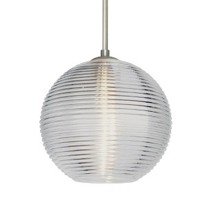 Besa Lighting Kristall 8 1 - Light Pendant in  Satin Nickel - 1 of 1
