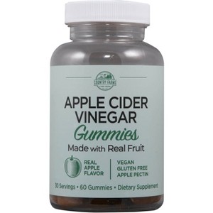 Country Farms Apple Cider Vinegar Gummies 60 Gummies. - 1 of 1