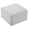 Modway Callum Large 28 in. Square Woven Heathered Fabric Upholstered Ottoman - 3 of 4