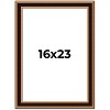 PosterPalooza | Weathered Gold Picture Frame - UV Acrylic, Foam Board Backing, Hanging Hardware - 2 of 4