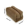 Unique Bargains Cosmetic Travel Zipper Multi-functional Small Plush Makeup Bag 1 Pc - 4 of 4