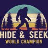 Junior's Design By Humans Bigfoot - Hide And Seek World Champion By clickbong T-Shirt - 2 of 2