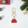Unique Bargains Christmas Keychain Lobster Clasp Zinc Alloy Multicolor 1 Pc - 4 of 4