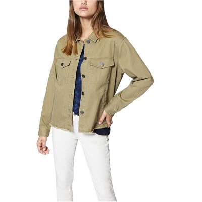 Sanctuary Clothing Womens Raw Hem Jean Jacket