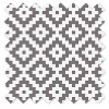 Bacati - White/Gray Diamond Crib/Toddler Bed Skirt - 2 of 3