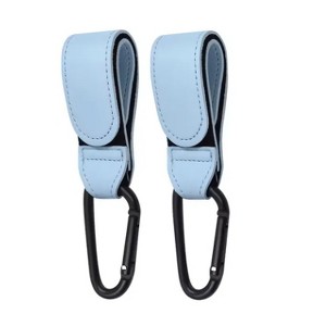 Kitcheniva PU Leather Stroller Hook for Bags Blue 2 Pcs - 1 of 3