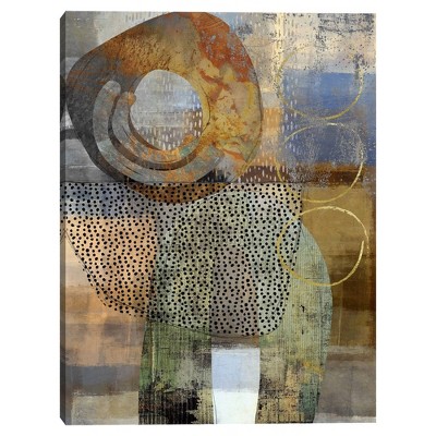 30" x 40" Tipping Point Abstract by Nikki Chu Canvas Art Print - Masterpiece Art Gallery