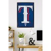 Trends International MLB Texas Rangers - Logo 25 Framed Wall Poster Prints - 2 of 4