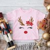 The Juniper Shop Reindeer Girl Toddler Short Sleeve Tee - 2 of 2